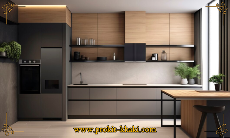 کابینت مدرن بدون دستگیره