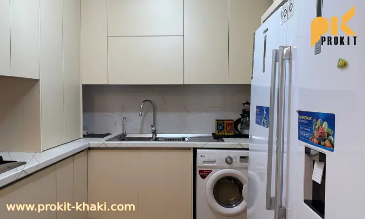 طراحی کابینت کرم نئوکلاسیک