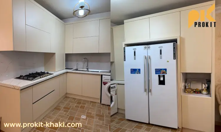 سفارشی سازی کابینت کرم نئوکلاسیک